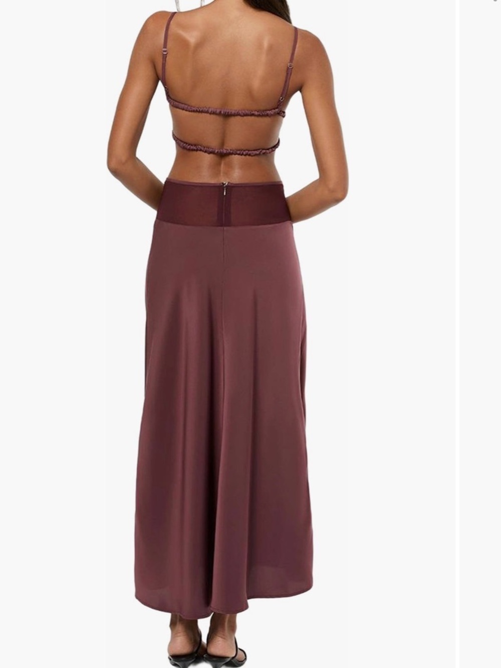 WeWoreWhat Midi Skirt and crop top set small new with tags - Picture 2 of 3